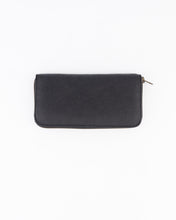 Load image into Gallery viewer, The Camps Bay Purse | Black Leather and Navy Canvas
