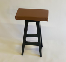 Load image into Gallery viewer, Khumba Leather Kitchen Stool (65cm)
