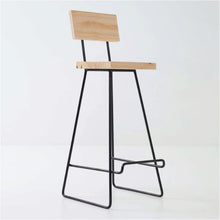 Load image into Gallery viewer, Kilimanjaro Steel Stool With Backrest
