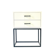 Load image into Gallery viewer, Kilimanjaro Side Table Two Drawer - Round Handles
