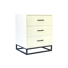 Load image into Gallery viewer, Kilimanjaro Side Table Three Drawer - Round Handles
