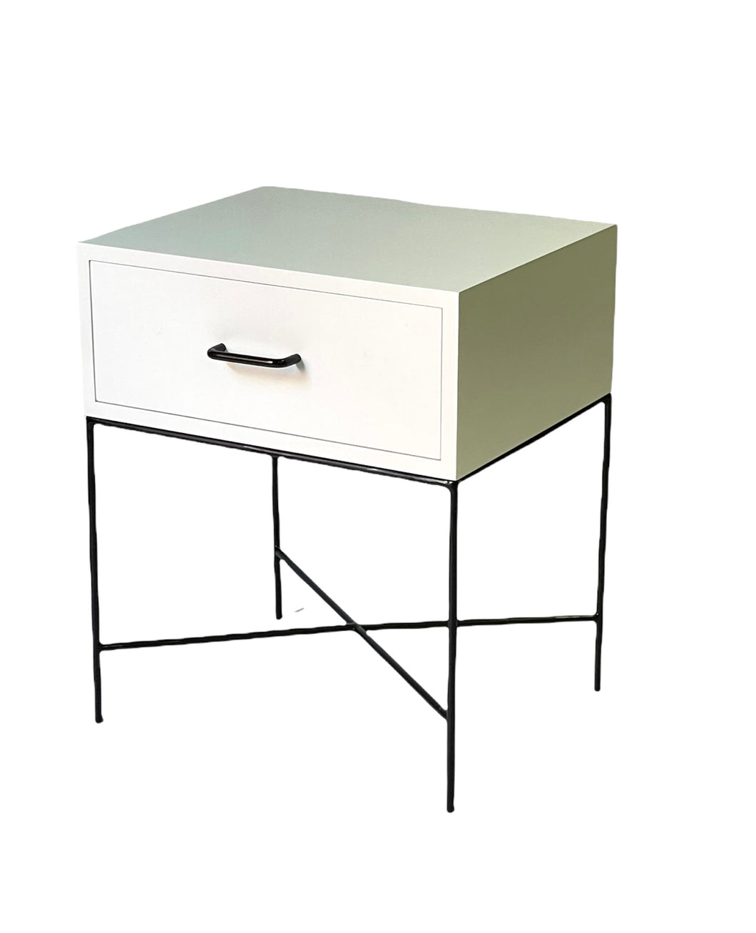 Everest Side Table One Drawer - Round Handles