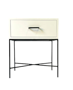 Everest Side Table One Drawer - Round Handles