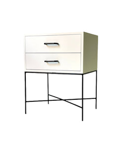 Everest Side Table Two Drawer
