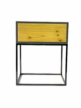 Load image into Gallery viewer, Kilimanjaro Push To Open Grey Side Table One Drawer
