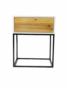Kilimanjaro Push To Open Side Table One Drawer