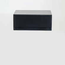 Load image into Gallery viewer, Fihlo Black One Drawer Floating Side Table
