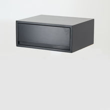 Load image into Gallery viewer, Fihlo Black One Drawer Floating Side Table
