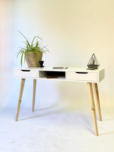Load image into Gallery viewer, Secaleni Two Drawer Desk With Shelf
