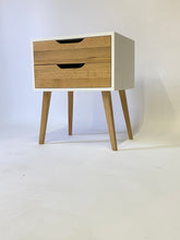 Load image into Gallery viewer, Secaleni Oak Two Drawer Side Table
