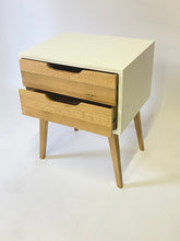 Load image into Gallery viewer, Secaleni Oak Two Drawer Side Table
