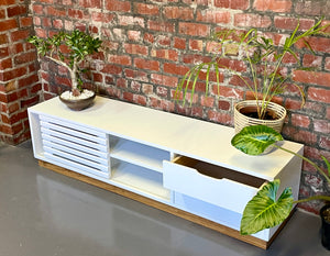 Secaleni TV Stand With Sliding Door