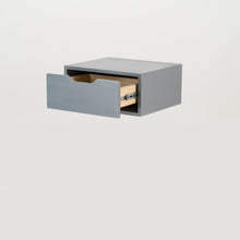 Load image into Gallery viewer, Secaleni Grey Floating Side Table Single Drawer
