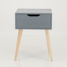 Load image into Gallery viewer, Secaleni Grey Side Table Single Drawer
