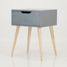 Load image into Gallery viewer, Secaleni Grey Side Table Single Drawer
