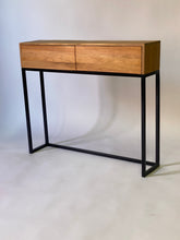 Load image into Gallery viewer, Sinyithi Oak Console Table

