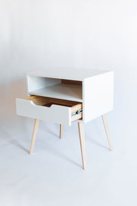 Secaleni Side Table Single Drawer With Shelf