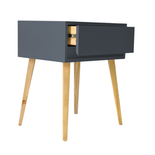 Load image into Gallery viewer, Fihlo One Drawer Side Table Grey
