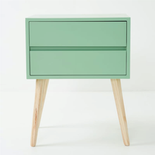Load image into Gallery viewer, Fihlo Two Drawer Side Table - Sage
